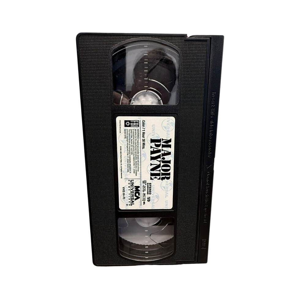 Major Payne (VHS, 1995) Comedy Damon Wayans Steve Martini PG-13 - Picture 7 of 8